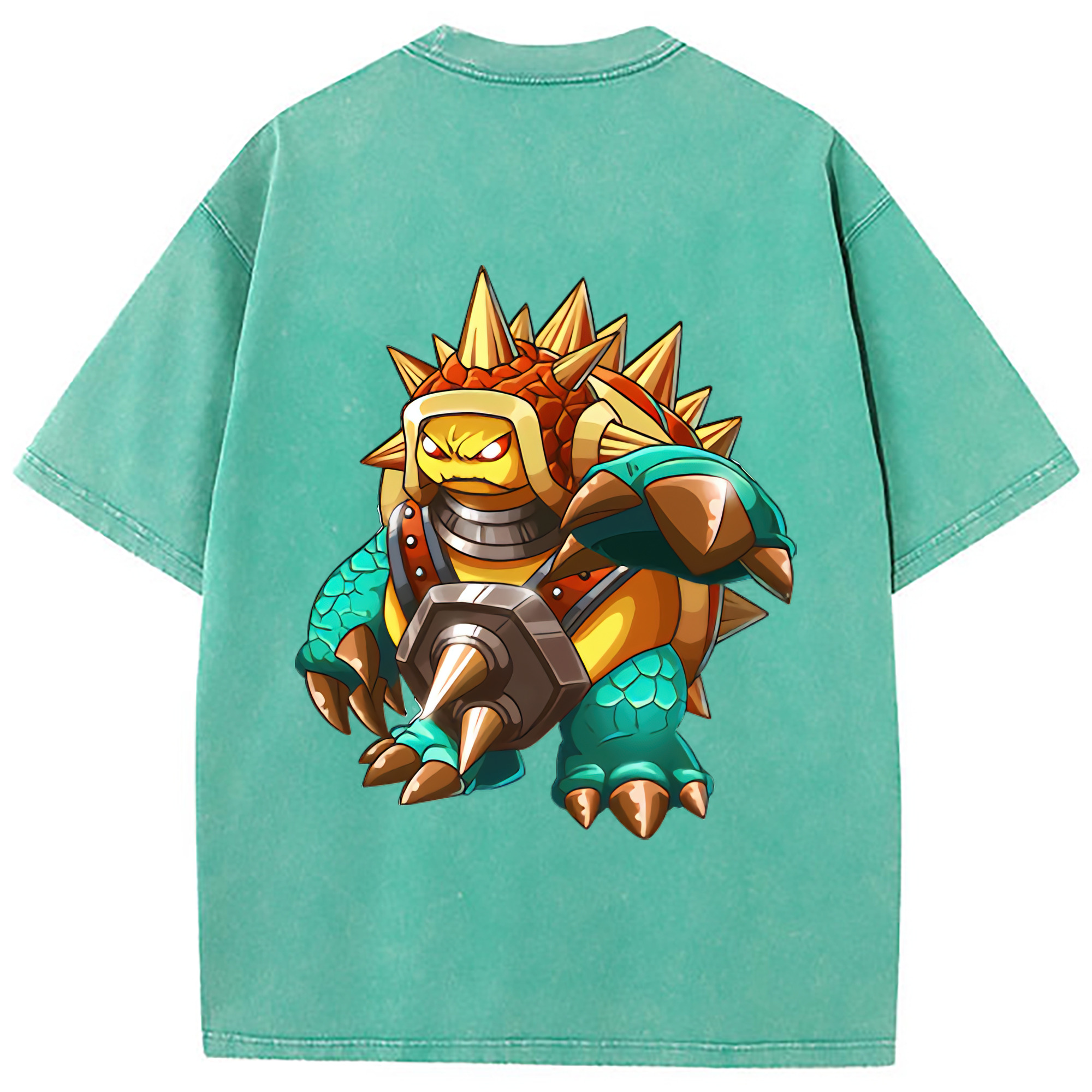 （画像用） リーグ・オブ・レジェンド League of Legends LOL 綿100% ヴィンテージ風 半袖Tシャツ（背面プリント）